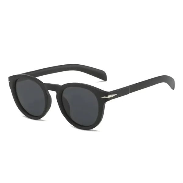 Unisex oval polycarbonate sunglasses plus laser engraving on 1 location plus... from ASI 37218 Athena Promo (tm)