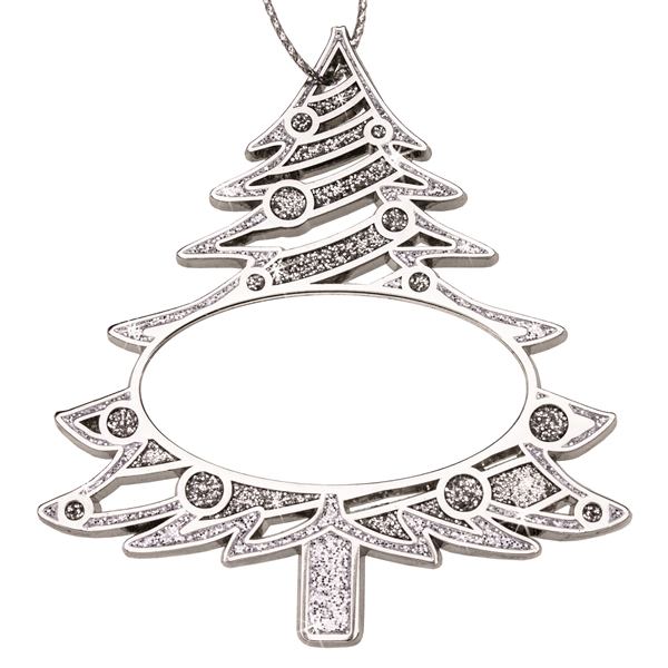 2.25" x 2.5" die cast zinc alloy Christmas tree-shaped holiday ornament... from ASI 52263 EMT / EMT EMT EASY