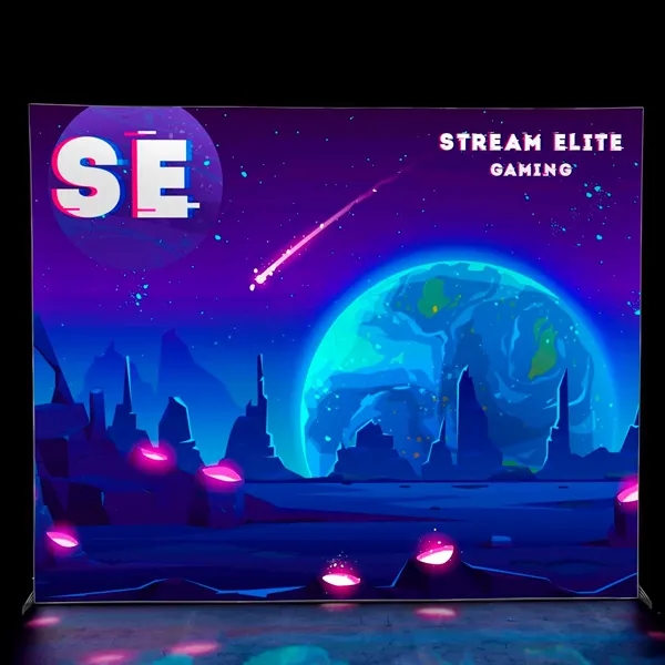 Lightweight, innovative display with customizable design and integrated LED lighting to... from ASI 87188 Showdown Displays