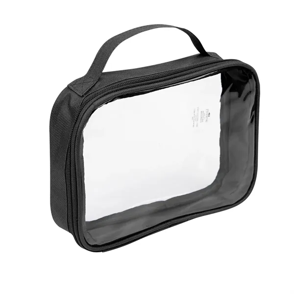 2" x 6.25" x 8.5" clear PVC toiletry bag.... from ASI 61125 Hit Promotional Products / Hit®