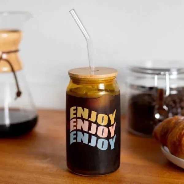 versatile 16oz Can-Shaped Glasses are the perfect size and shape for... from ASI 74710 Numo