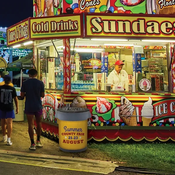 22" High Wrap for Garbage/Refuse/Waste Bins... from ASI 80228 Quinn