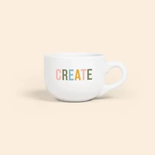 Latte Ceramic Mugs 16oz, available in black, white, & cobalt.... from ASI 74710 Numo / NUMO