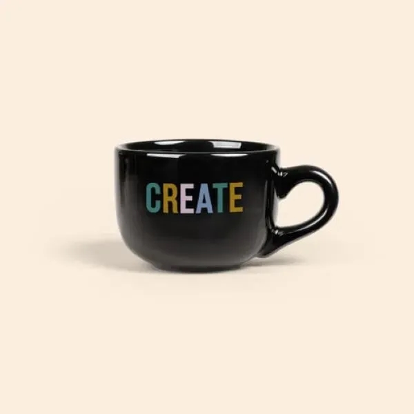 Latte Ceramic Mugs 16oz, available in black, white, & cobalt.... from ASI 74710 Numo / NUMO