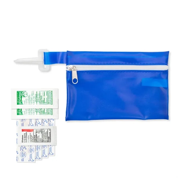 Zippered First Aid kit that includes 4 bandages, 2 hand sanitizers... from ASI 54040 Fey Promo