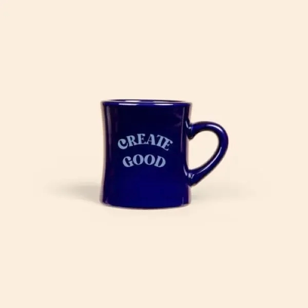 Restaurant-Grade Diner Mug 10 oz. Vitrified.  Color options: Black, White,... from ASI 74710 Numo / NUMO