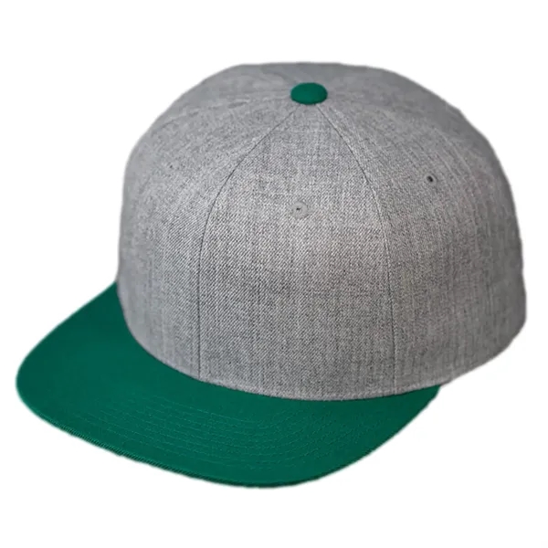 Premium Wool Blend Crown, Structured 6 Panel Crown, Premium Wool Flat... from ASI 72657 Active Life Promo / Active Life