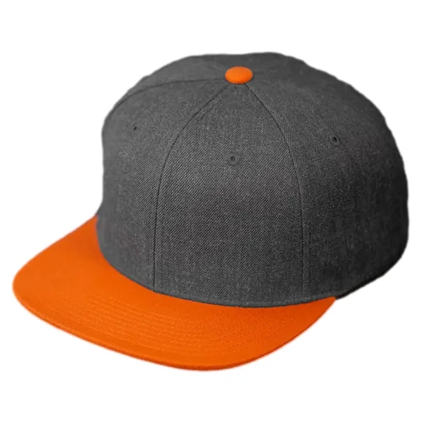 Premium Wool Blend Crown, Structured 6 Panel Crown, Premium Wool Flat... from ASI 72657 Active Life Promo / Active Life