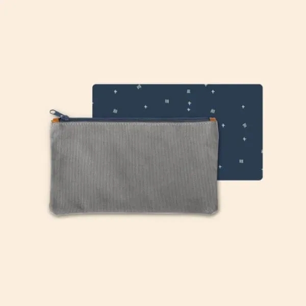 Heavyweight canvas exterior pouch with zipper that measures 10.75" x 1... from ASI 74710 Numo / City Cut & Sew