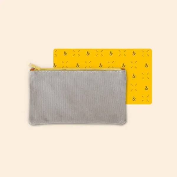 Heavyweight canvas exterior pouch with zipper that measures 10.75" x 1... from ASI 74710 Numo / City Cut & Sew