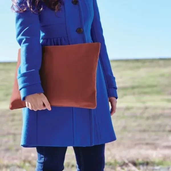 Cotton material document pouch made in the USA with zipper that... from ASI 74710 Numo / City Cut & Sew