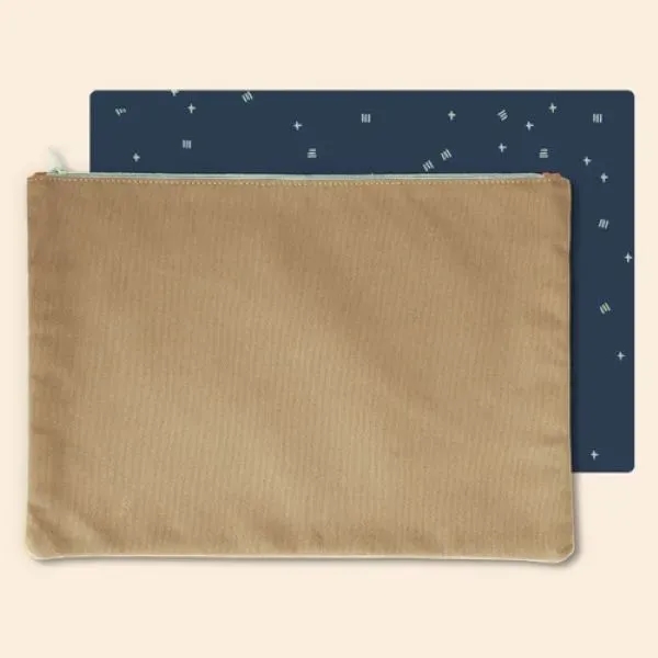 Cotton material document pouch made in the USA with zipper that... from ASI 74710 Numo / City Cut & Sew