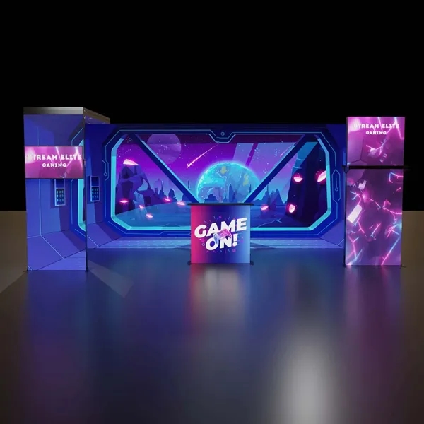 Innovative, lightweight display with customizable design and integrated LED lighting to... from ASI 87188 Showdown Displays