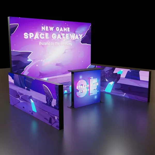 Innovative, lightweight display with customizable design and integrated LED lighting to... from ASI 87188 Showdown Displays