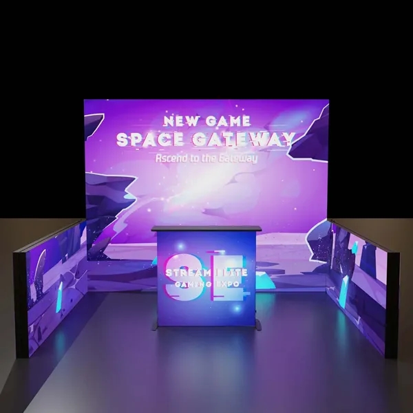 Innovative, lightweight display with customizable design and integrated LED lighting to... from ASI 87188 Showdown Displays