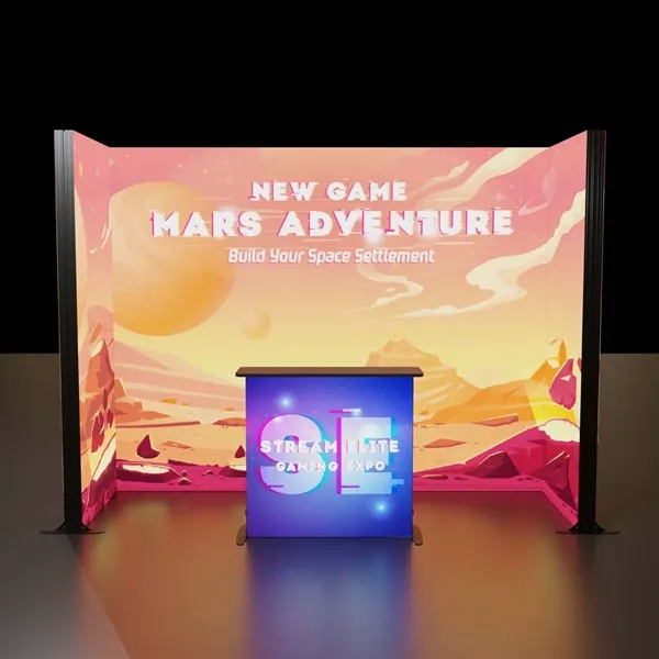 Innovative, lightweight display with customizable design and integrated LED lighting to... from ASI 87188 Showdown Displays