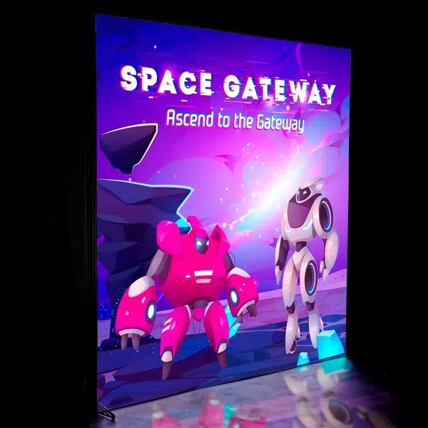 Lightweight, innovative display with customizable design and integrated LED lighting to... from ASI 87188 Showdown Displays