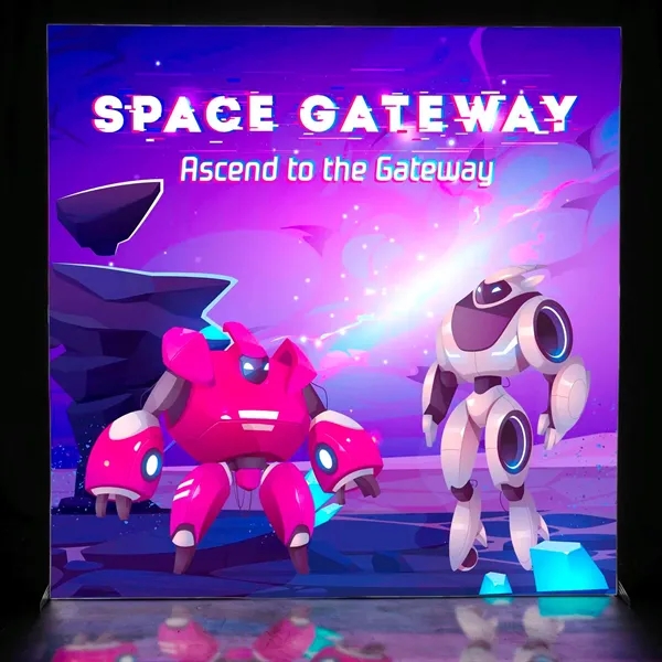 Lightweight, innovative display with customizable design and integrated LED lighting to... from ASI 87188 Showdown Displays