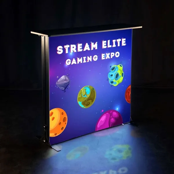 Lightweight, innovative display with customizable design and integrated LED lighting to... from ASI 87188 Showdown Displays