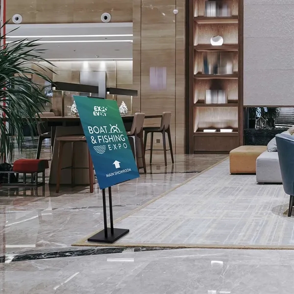 Boost your visibility with this Adjustable Sign Display.... from ASI 87188 Showdown Displays