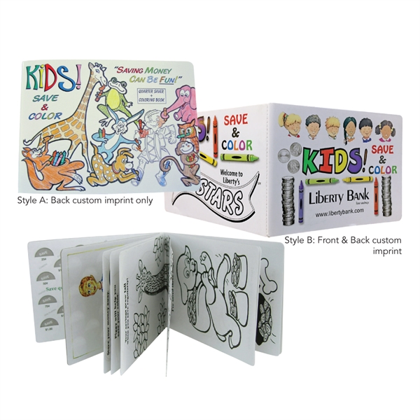 This is a coloring book and also a coin saver with... from ASI 65603 Kool Trends