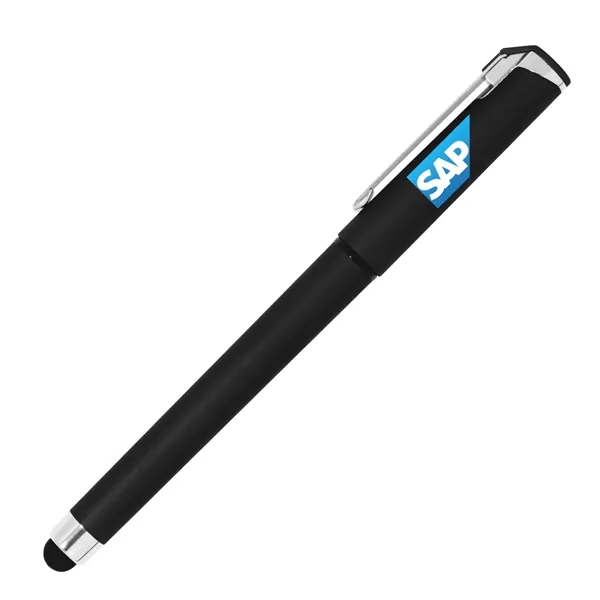 Cap-off rubberized plastic stylus gel pen.... from ASI 68190 Lungsal / Lungsal
