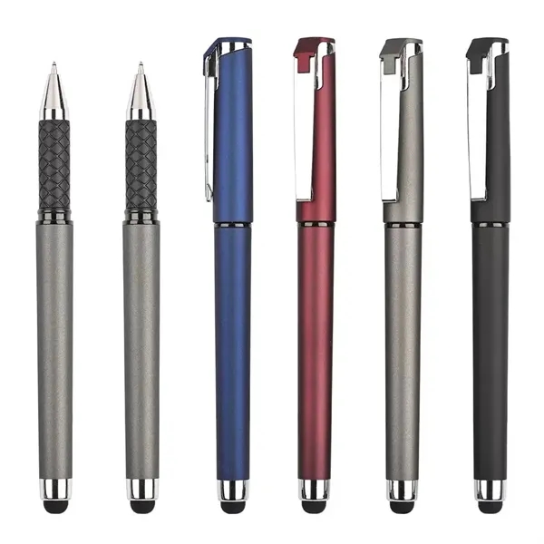 Cap-off rubberized plastic stylus gel pen.... from ASI 68190 Lungsal / Lungsal
