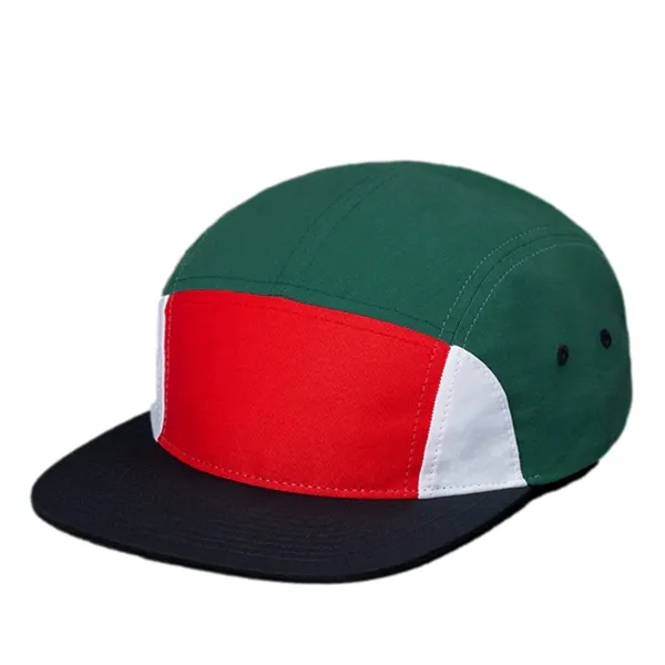 Premium Cotton Twill, 7 Panel Camp Crown, Flat Bill, Leather Backstrap... from ASI 72657 Active Life Promo / Active Life