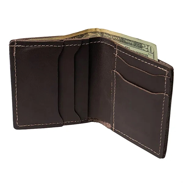 Made out of premium cowhide leather, this bifold is made to... from ASI 46170 Compass Industries Inc
