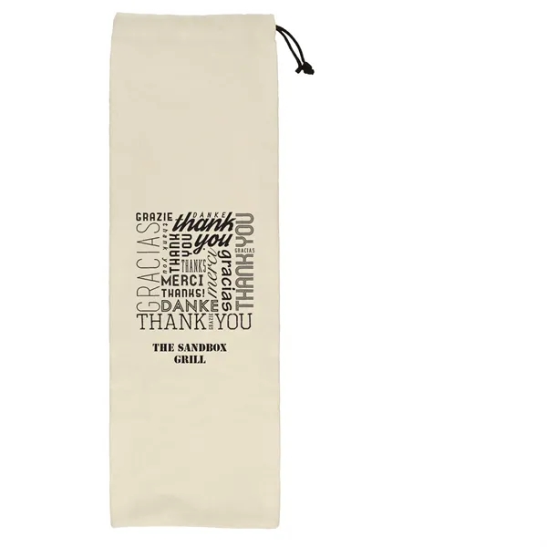 Wooden barbecue gift set with multi-use BBQ tool and tongs in... from ASI 54040 Fey Promo / Mi Line by Fey