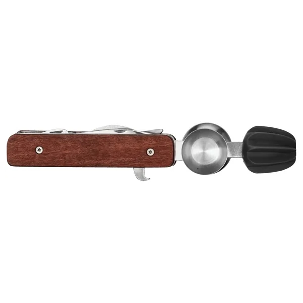 10 tools bartender cocktail multi tool with fold out muddler, reamer,... from ASI 57655 STOPNGO Line