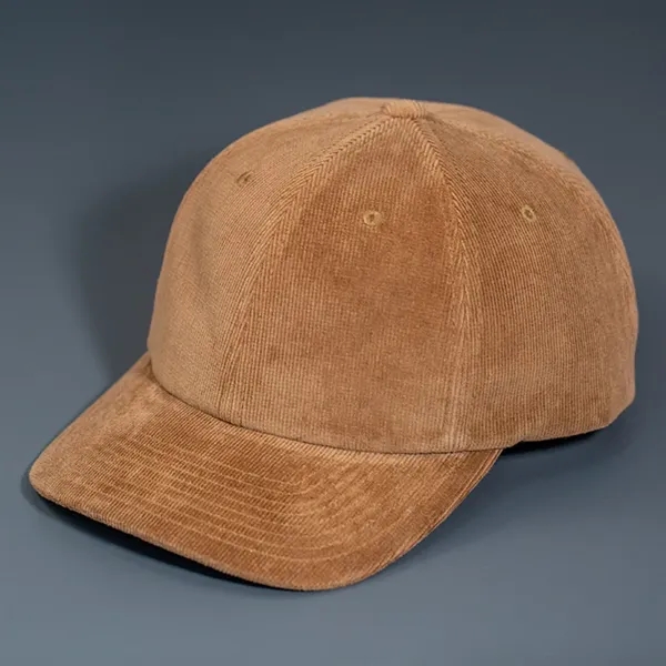 Corduroy, Unstructured 6 Panel Crown, Pre Curved Bill, Contrasting Soft Twill... from ASI 72657 Active Life Promo / Active Life