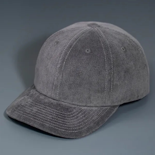 Corduroy, Unstructured 6 Panel Crown, Pre Curved Bill, Contrasting Soft Twill... from ASI 72657 Active Life Promo / Active Life