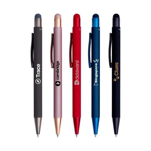 Satin Gel Stylus Pen made with Recycled Aluminum.... from ASI 90859 Tempo Industries Inc / Tempo