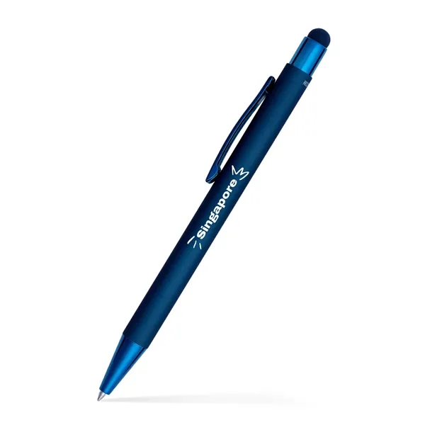 Satin Gel Stylus Pen made with Recycled Aluminum.... from ASI 90859 Tempo Industries Inc / Tempo