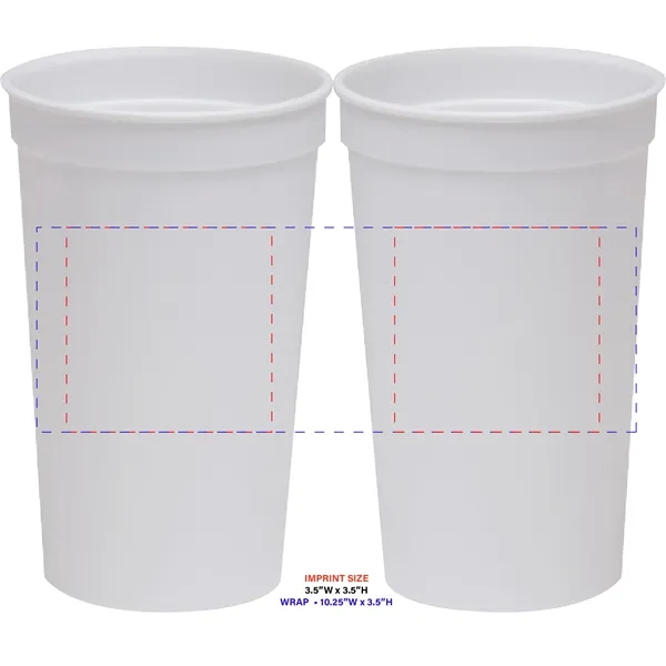 32 oz. USA-Made, Colored Stadium Cups are the perfect marketing tool... from ASI 80060 VisionUSA