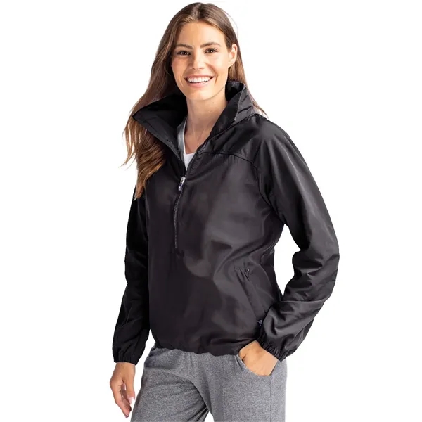 Women's anorak jacket with wind and water resistance, packable pouch, and... from ASI 47965 Cutter & Buck