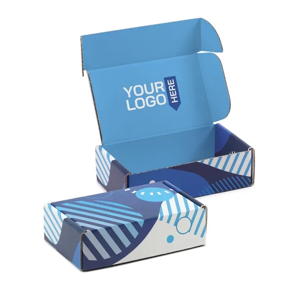 White corrugated Tuck Box USA made, 4-color process digital imprint, no... from ASI 95280 Warwick Publishing Co / Warwick