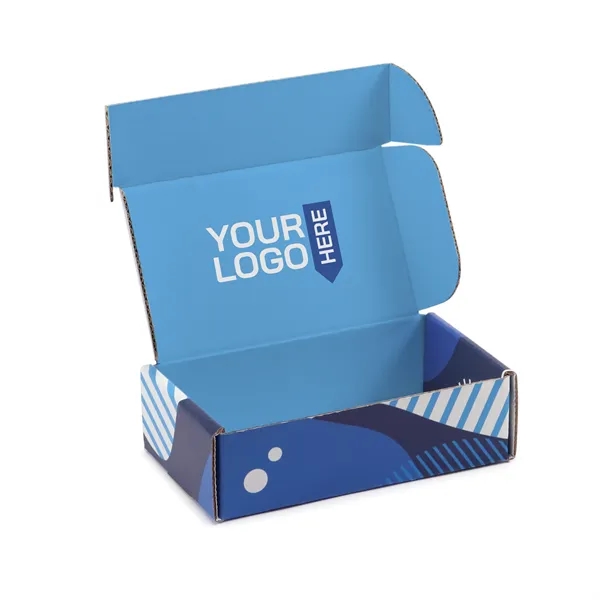 White corrugated Tuck Box USA made, 4-color process digital imprint, no... from ASI 95280 Warwick Publishing Co / Warwick