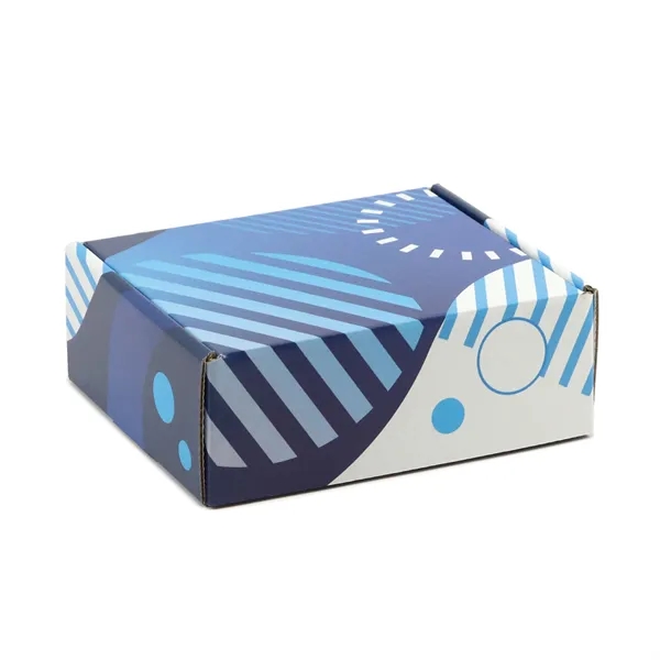 White corrugated Tuck Box USA made, 4-color process digital imprint, no... from ASI 95280 Warwick Publishing Co / Warwick