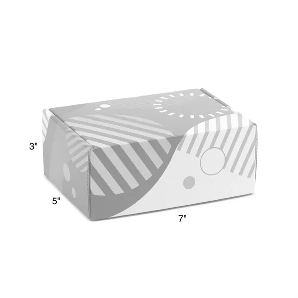 White corrugated Tuck Box USA made, 4-color process digital imprint, no... from ASI 95280 Warwick Publishing Co / Warwick