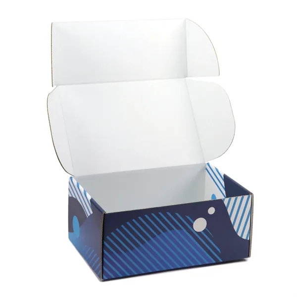 9" x 6" x 4" White corrugated Tuck Box USA made,... from ASI 95280 Warwick Publishing Co / Warwick