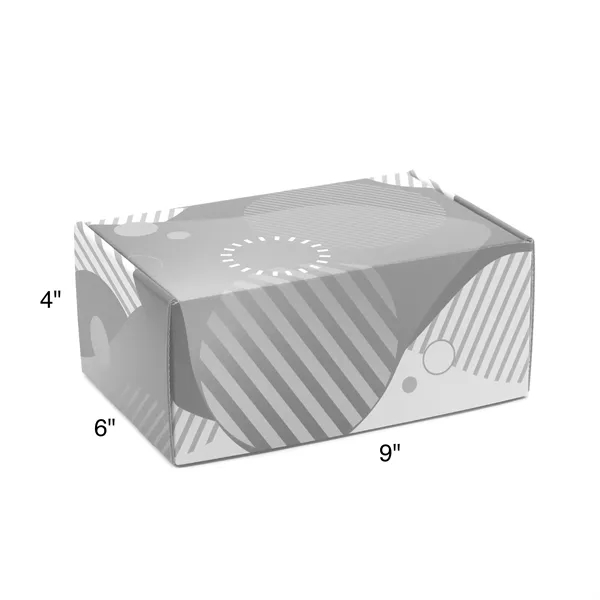 9" x 6" x 4" White corrugated Tuck Box USA made,... from ASI 95280 Warwick Publishing Co / Warwick