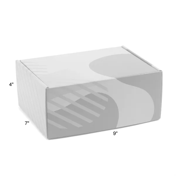 9.5" x 7.75" x 4" White corrugated Tuck Box USA made,... from ASI 95280 Warwick Publishing Co / Warwick