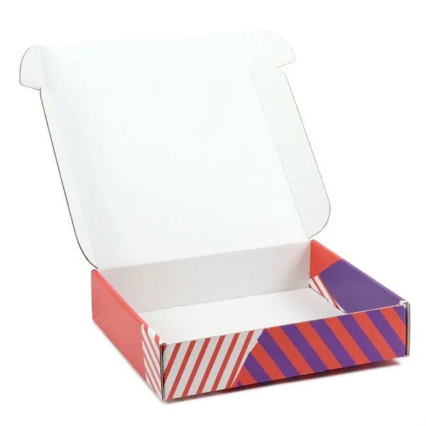 9" X 8" X 2" White corrugated Tuck Box USA made,... from ASI 95280 Warwick Publishing Co / Warwick