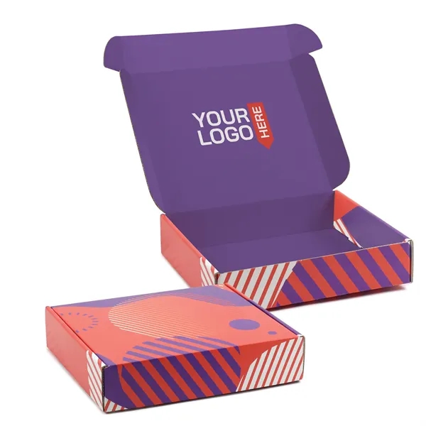 9" X 8" X 2" White corrugated Tuck Box USA made,... from ASI 95280 Warwick Publishing Co / Warwick