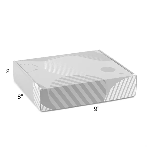 9" X 8" X 2" White corrugated Tuck Box USA made,... from ASI 95280 Warwick Publishing Co / Warwick