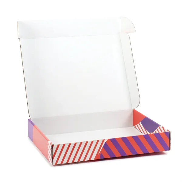 12" X 9" X 2" White corrugated Tuck Box USA made,... from ASI 95280 Warwick Publishing Co / Warwick