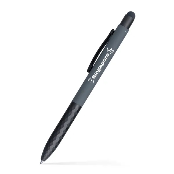 Satin Gel Stylus Pen made with Recycled Aluminum.... from ASI 90859 Tempo Industries Inc / Tempo
