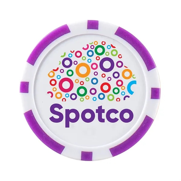 Poker chips with full color imprint on both sides.... from ASI 90859 Tempo Industries Inc / Tempoline